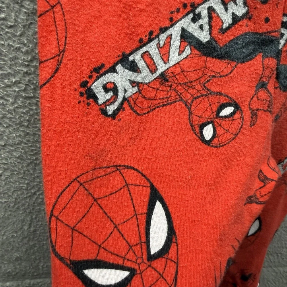 Marvel Pajamas Boys Size 4 Red Spiderman 2 Piece Pajama Set Boys Size 4